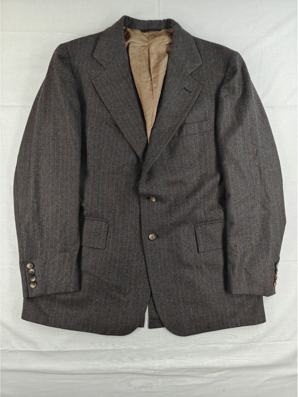 Cricketeer brown pinstripe blazer Size Regular